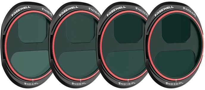 FREEWELL filter set for DJI Mavic 4 Pro ND/PL Bright Day (4pcs)