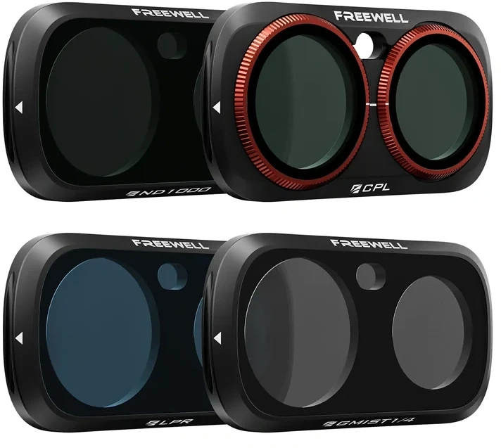 „Freewell Insta360 Luna Ultra Everyday“ filtrų rinkinys (4 dalių)