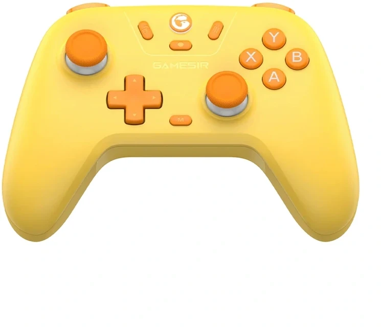„GameSir“ – „Nova Lite“ daugiaplatformė žaidimų pultelis (Hall efekto lazdelės) – auksinė geltona