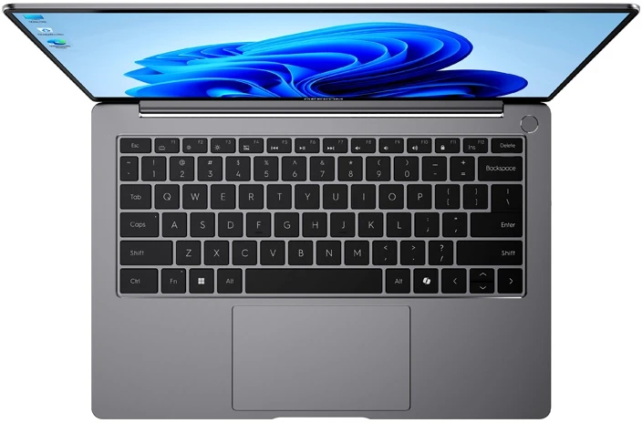 Nešiojamas kompiuteris - GEEKOM GeekBook X14 Pro | Ultra 5-125U | 16 GB | 500 GB | 14 colių | Wi‑Fi 6E | Win11 Pro | titaninė pilka