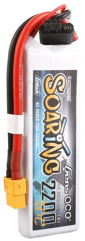 Akumulatorius Gens Ace G-Tech Soaring 2200mAh 7.4V 30C 2S1P XT60