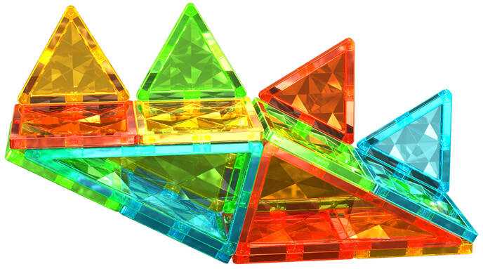 Geomag Gems 16 magnetinių plytelių