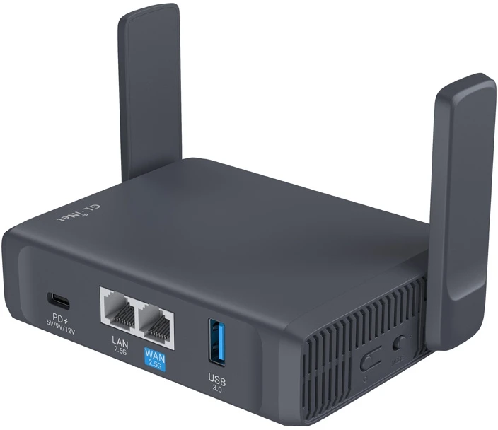 Belaidis Maršrutizatorius - GL.iNet Slate 7 Wi‑Fi 7 2.5G
