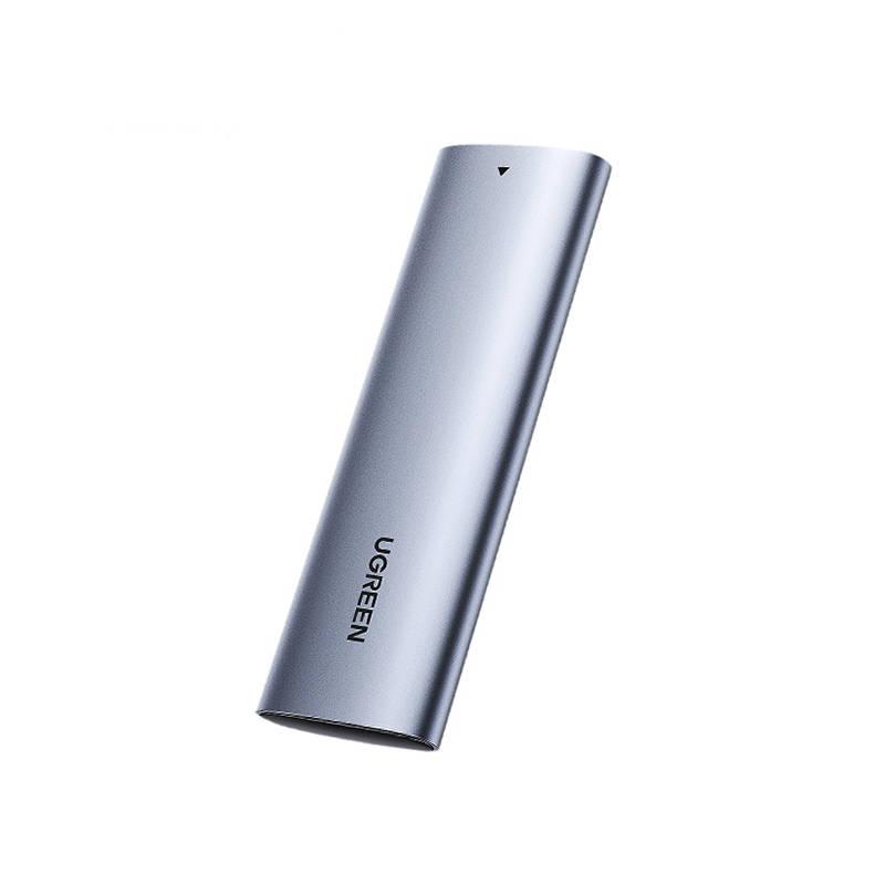 Ugreen Išorinis korpusas SSD M.2 NGFF SATA 3.0 5Gbps (USB-C lizdas), pilkas