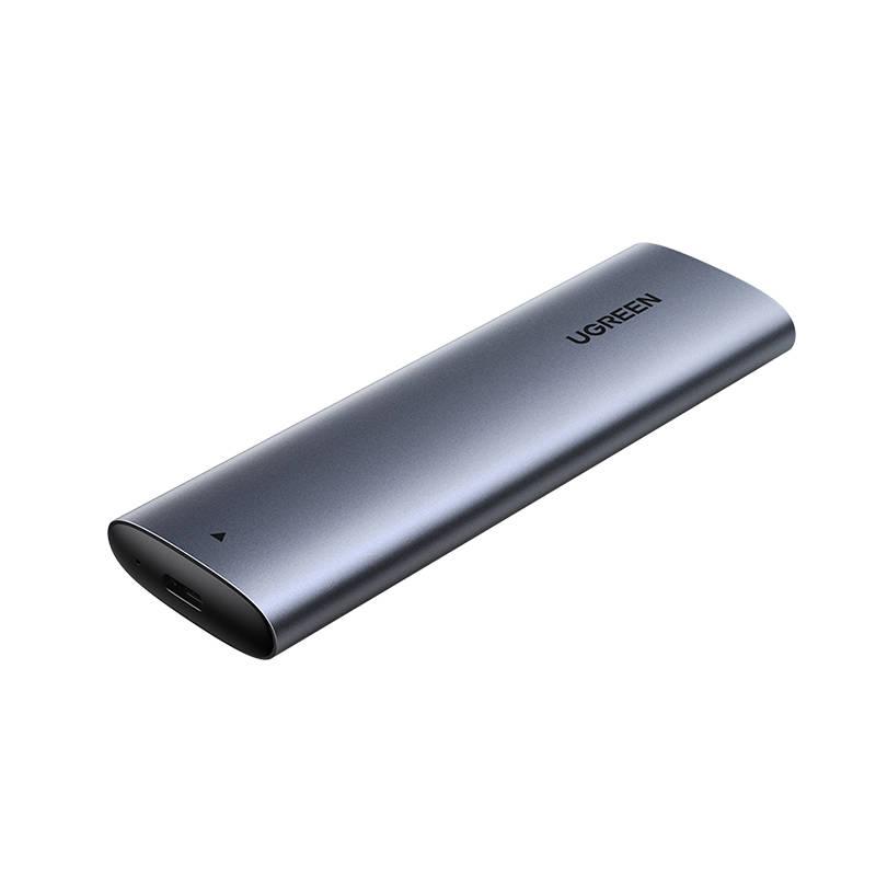 Ugreen Išorinis korpusas SSD M.2 NGFF SATA 3.0 5Gbps (USB-C lizdas), pilkas