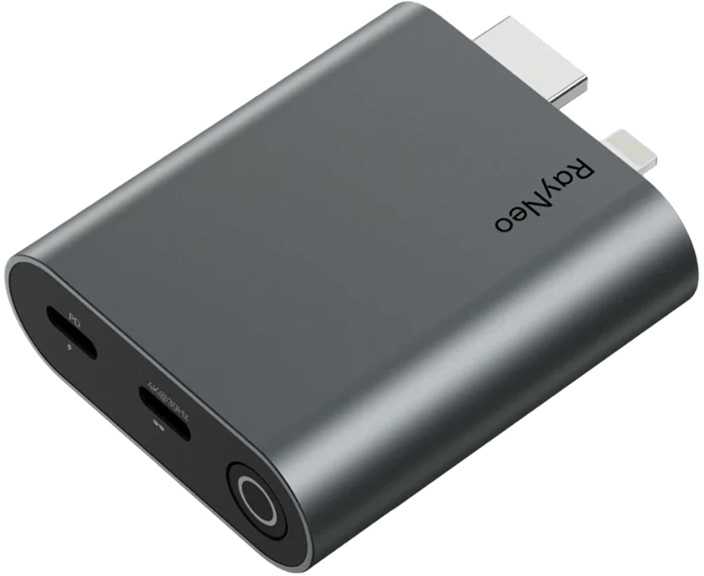 HDMI to USB-C adapter for charging AR RayNeo glasses