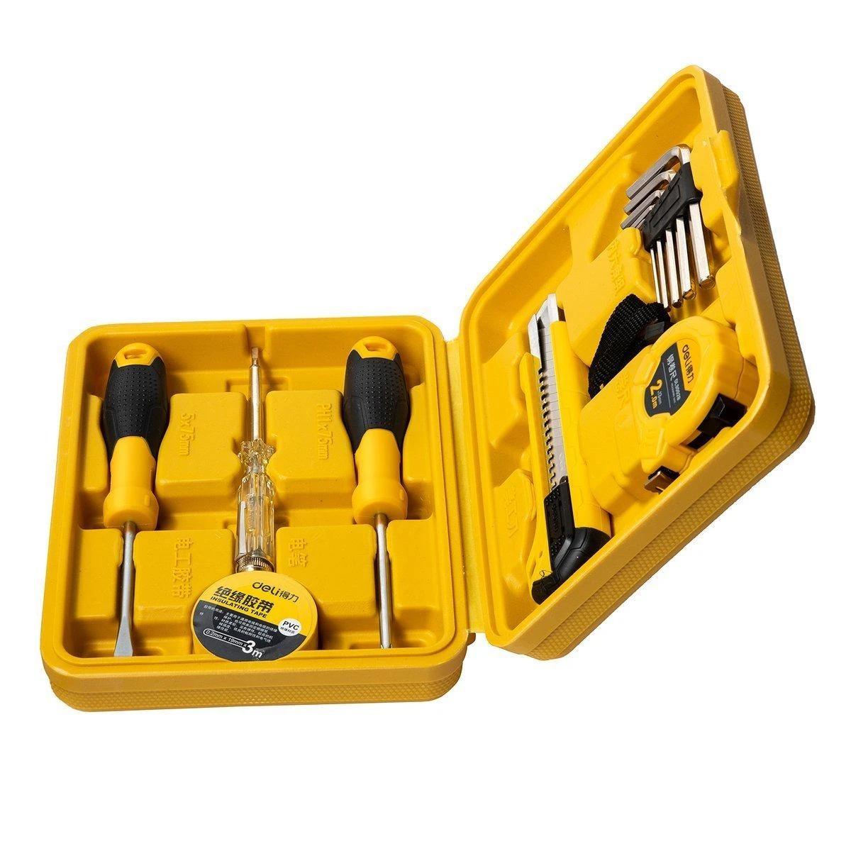 Profesionalus įrankių rinkinys Deli Tools EDL10011J - 11 vnt