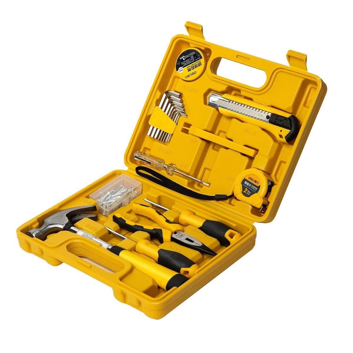 Profesionalus įrankių rinkinys Deli Tools EDL1018J - 18 vnt