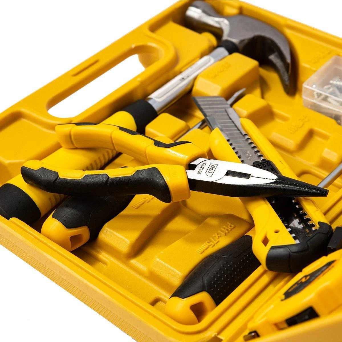 Profesionalus įrankių rinkinys Deli Tools EDL1018J - 18 vnt