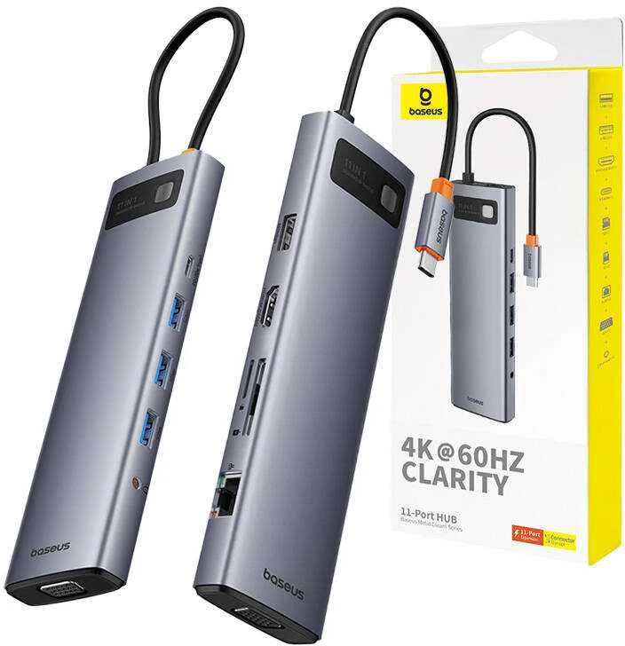 Baseus StarJoy 11in1 adapteris su pakuote