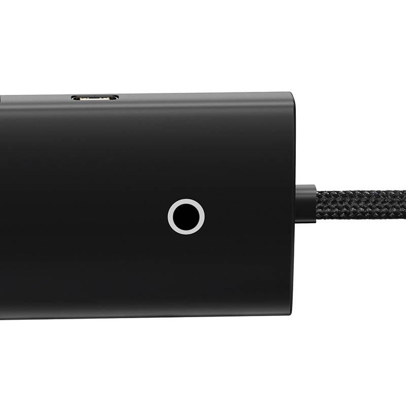 USB 3.0 šakotuvas - 4 prievadai - juodas - 2m - Baseus WKQX030201
