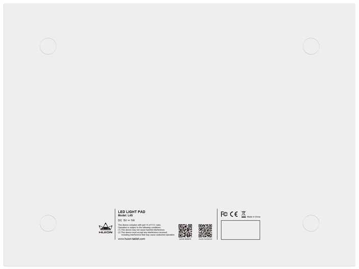 Huion L4S apšviesta LED braižymo lenta