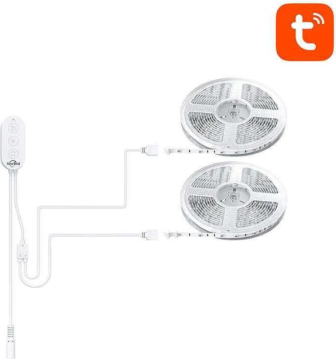 Išmani WiFi RGB LED šviesos juosta NiteBird SL3 (2x5m), Tuya