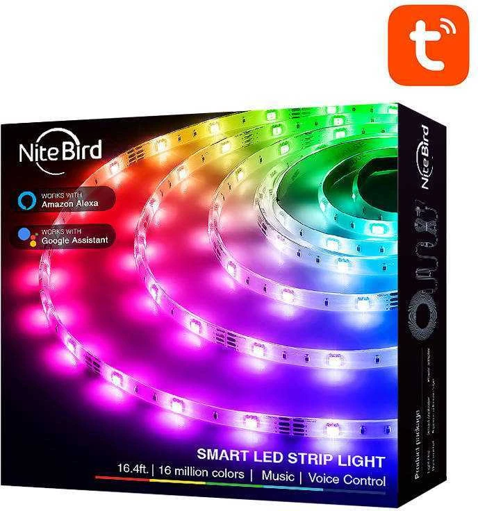 Išmani WiFi RGB LED šviesos juosta NiteBird SL3 (2x5m), Tuya