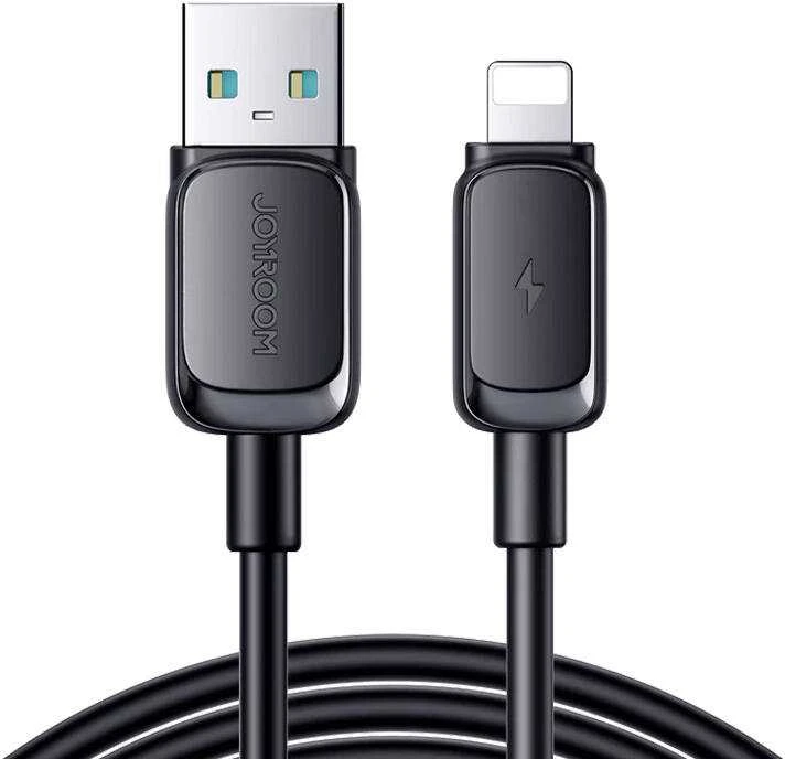 „Joyroom Multi-Color Series A14 Lightning“ / USB-A 2.4A 1.2 m laidas - Juodas