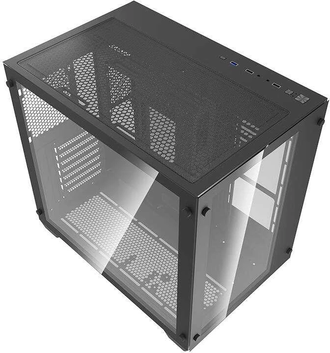 Darkflash C285 kompiuterio dėklas (juodas)