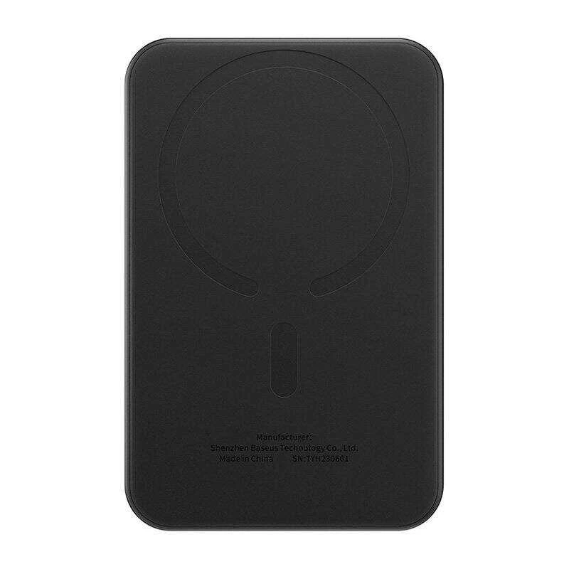 Magnetinis Mini Powerbank Baseus 5000mAh 20W (juodas)