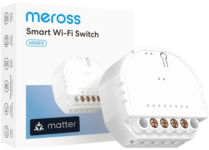 MEROSS MSS815MAQUA-UN 4 išmaniųjų Wi-Fi komutatorių rinkinys