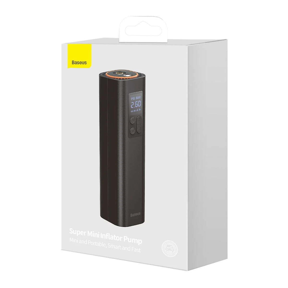 Automobilinis oro kompresorius Baseus Super Mini Inflator Pump CRCQ000001