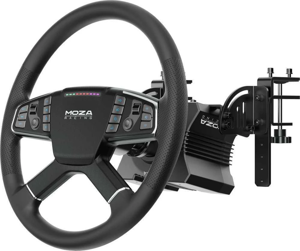 Žaidimų vairas Moza Racing RS071 Truck Driving Simulator Bundle – juodos spalvos