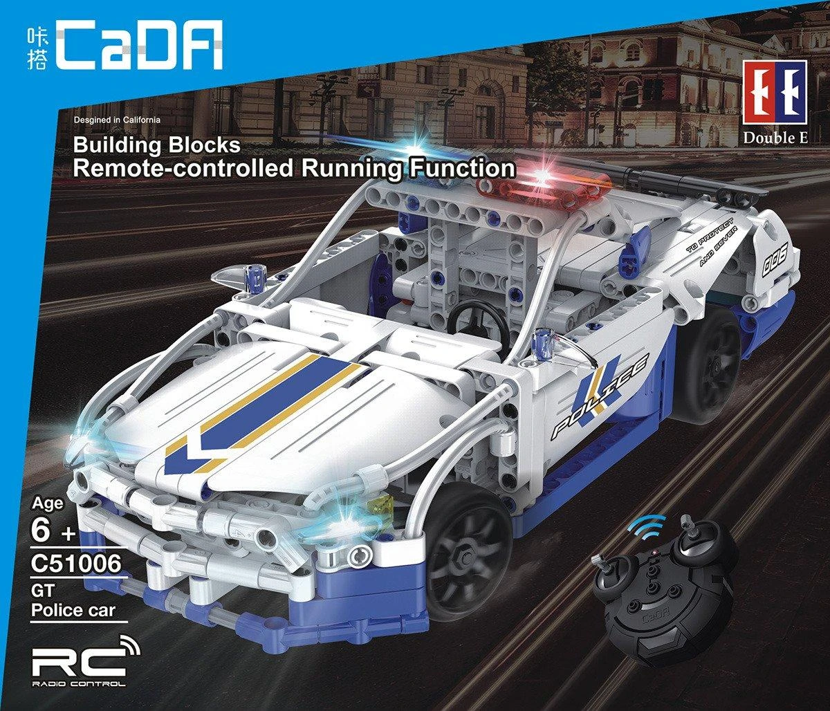 Cada Edukacinis rinkinys Double Eagle C51006W policijos automobilio modelis