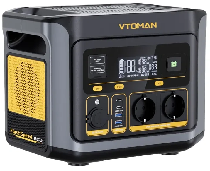 Portable Power Station VTOMAN FlashSpeed600 600W