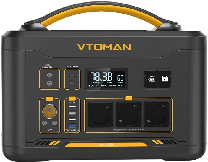 Portable Power Station VTOMAN Jump 2200 2200W