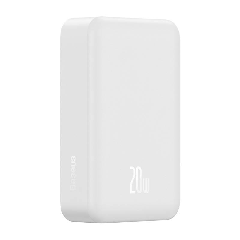 Baseus Magnetic Mini 20000mAh 20W MagSafe Powerbank - baltas