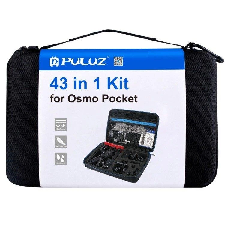 Puluz 43 in 1 priedų rinkinys Ultimate Combo skirtas DJI Osmo Pocket