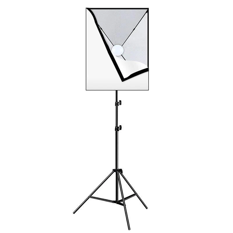 Puluz apšvietimo stovas foto studijai 50x70cm trikojis LED lemputė 1vnt
