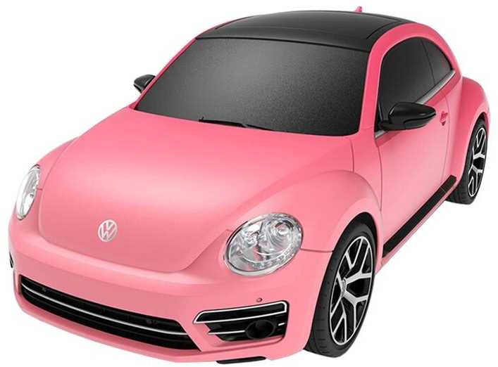 RASTAR R/C 1:24 Volkswagen Beetle nuotolinio valdymo automobilis - keičianti spalvą (rožinis)