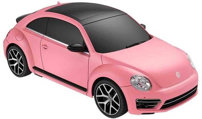 RASTAR R/C 1:24 Volkswagen Beetle nuotolinio valdymo automobilis - keičianti spalvą (rožinis)