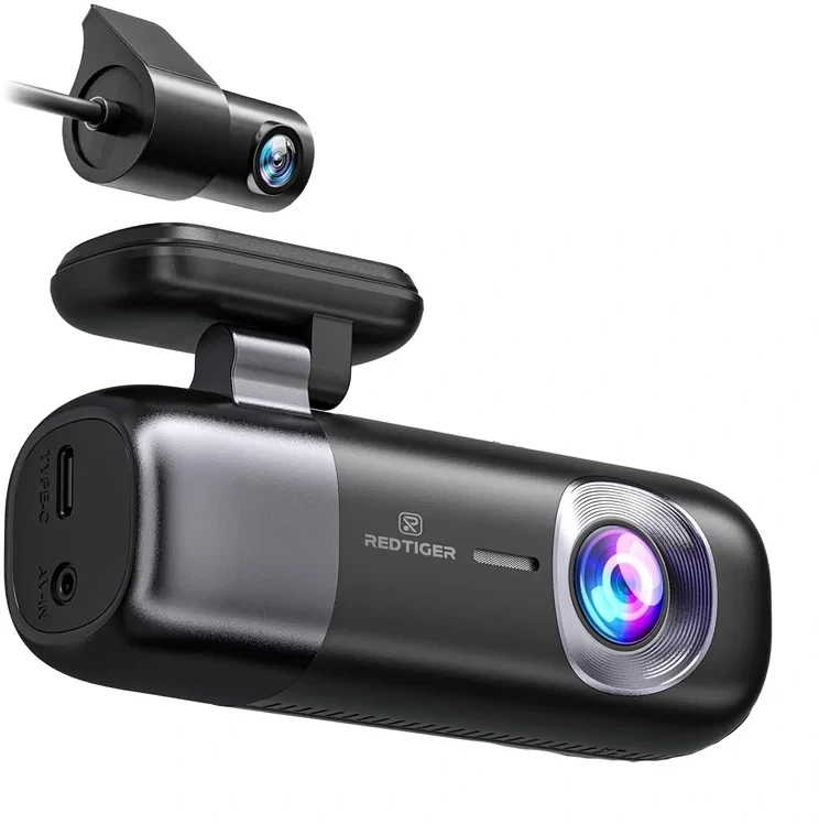 REDTIGER F9 WiFi 4K + 1080p Dash Cam
