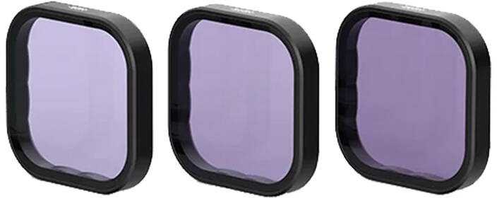 Set of 3 Telesin ND 8/16/32 filters for GoPro GoPro Hero 13 Juodas (S5-FLT-12-TGP)