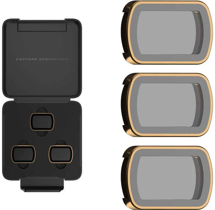 Užrakto filtrai PolarPro ND8, ND32, ND128, skirti DJI Osmo Pocket 3