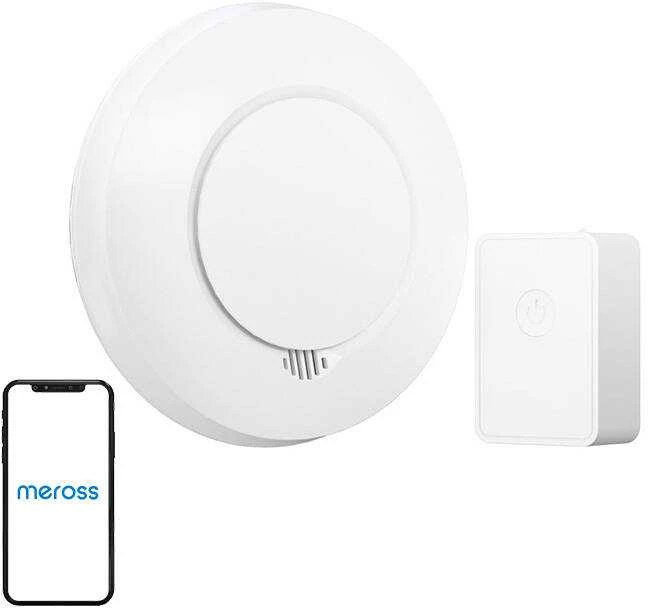 Meross GS559AH išmanusis dūmų detektorius valdomas Apple Homekit, SmartThings