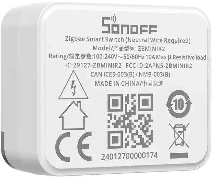 Išmanusis jungiklis SONOFF ZBMINI Extreme Zigbee (Reikalingas neutralus laidas)