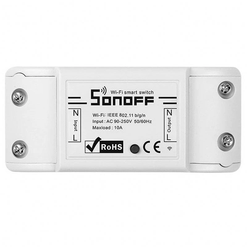 Sonoff Basic R2 1-kanalo išmani relė valdoma WiFi - 230VAC 2200W