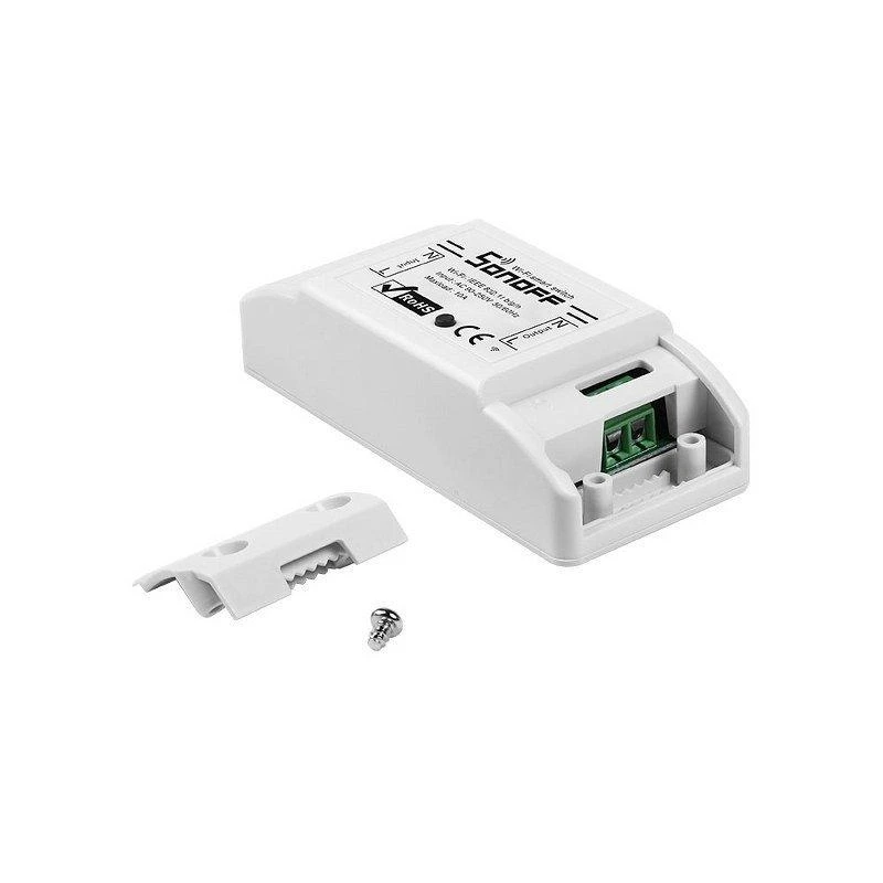Sonoff Basic R2 1-kanalo išmani relė valdoma WiFi - 230VAC 2200W