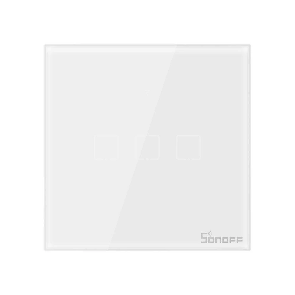 Sonoff T0EU3C-TX 3 kanalų sieninis jungiklis 230VAC 720W