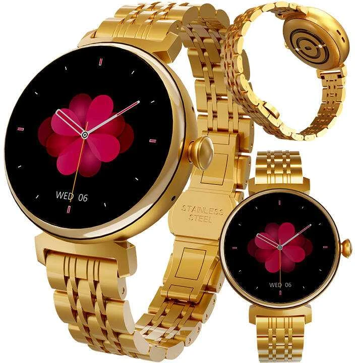 Išmanusis laikrodis SmartWatch HiFuture Future Aura, Auksinės spalvos
