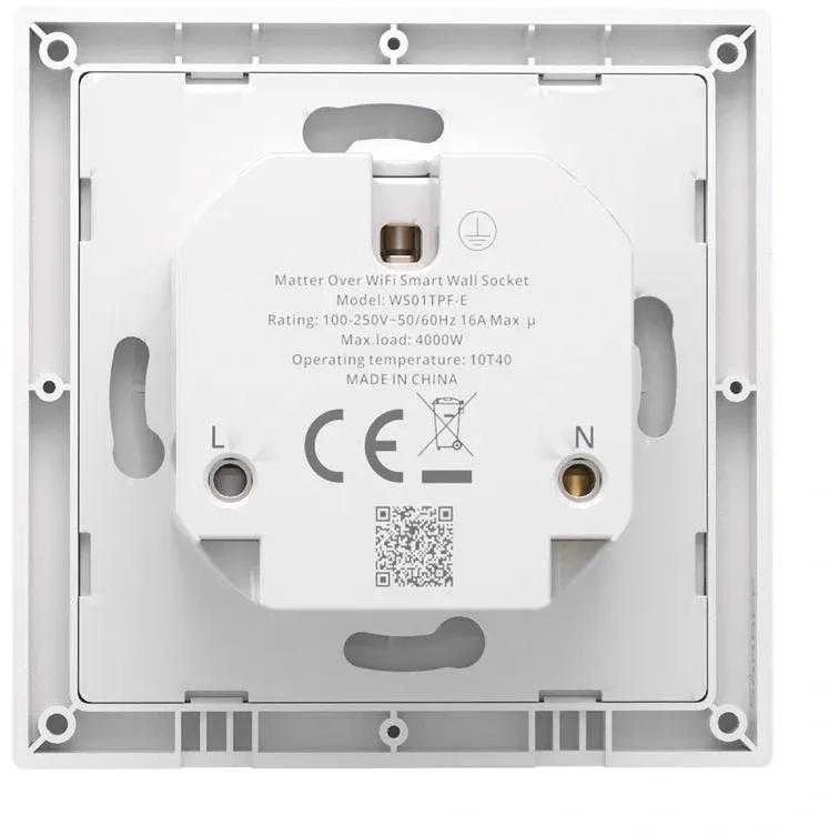 „Sonoff WS01TPF-E“ išmanusis sieninis WiFi lizdas (F tipo)