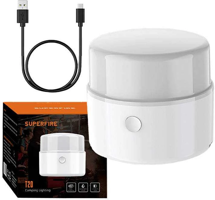 Stovyklavietė Superfire T20, 180lm, USB