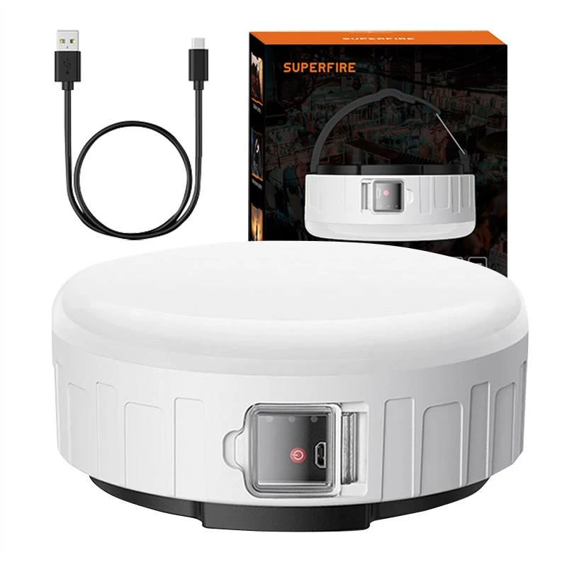 „Superfire T25“ stovyklavimo žibintas, 400 lm, USB, 3 režimai