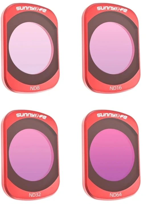 Sunnylife Pocket 4/3 ND8/16/32/64 ND filtrų rinkinys