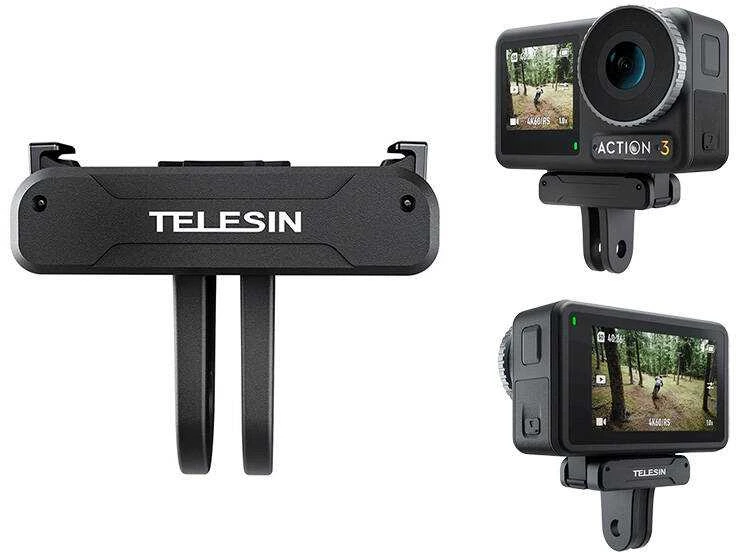 Telesin Magnetinis dviejų nagų adapteris DJI Action 3 fotoaparatui