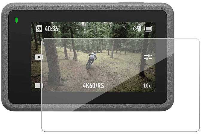Grūdinto stiklo plėvelė TELESIN skirta DJI Osmo Action 4/3