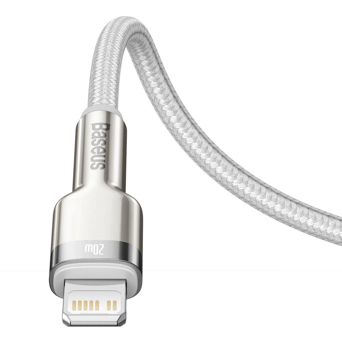 Baseus Cafule USB-C į Lightning kabelis PD 20W 1m - Baltas