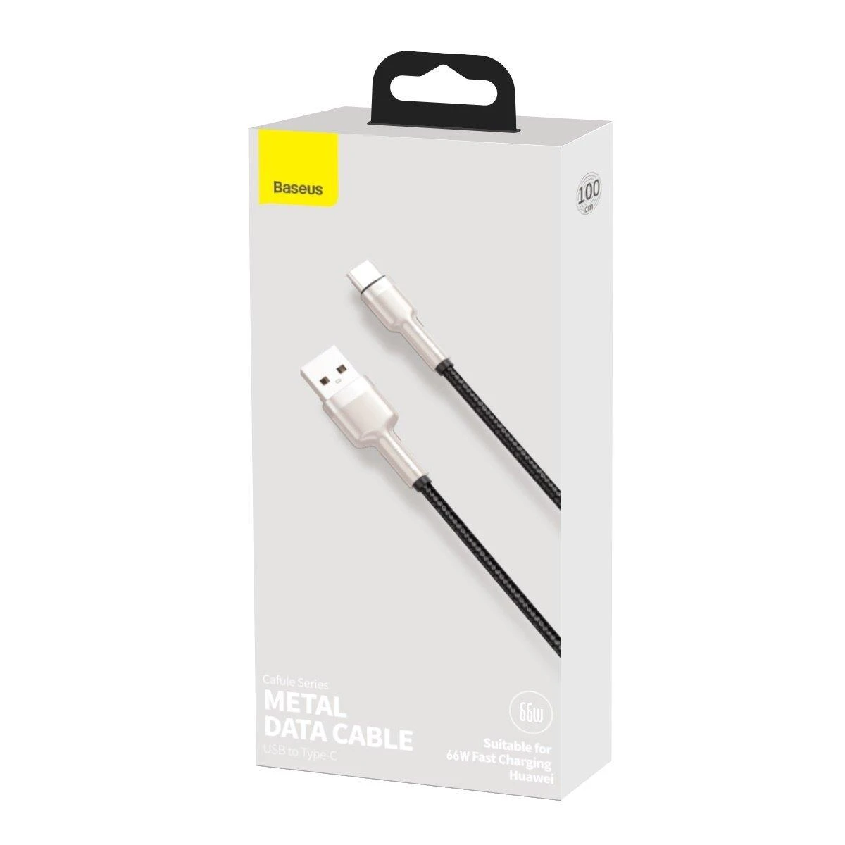 Kabelis USB A - USB C, 1.0m 66W (netinka iPhone 15 įkrovimui) Cafule BASEUS