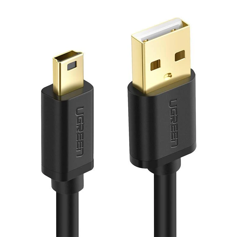 UGREEN Kabelis USB į mini USB 1m - Juodas